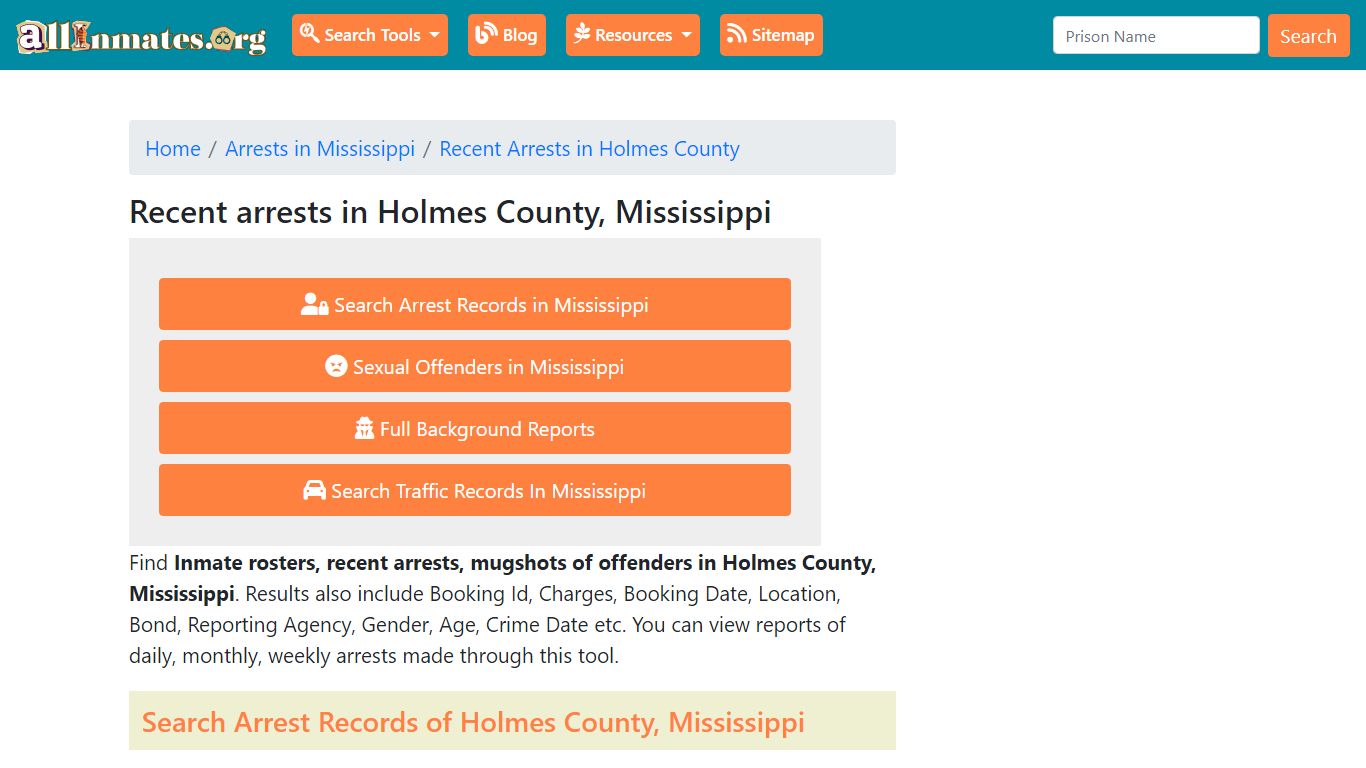 Recent arrests in Holmes County, Mississippi | Mugshots, Rosters ...